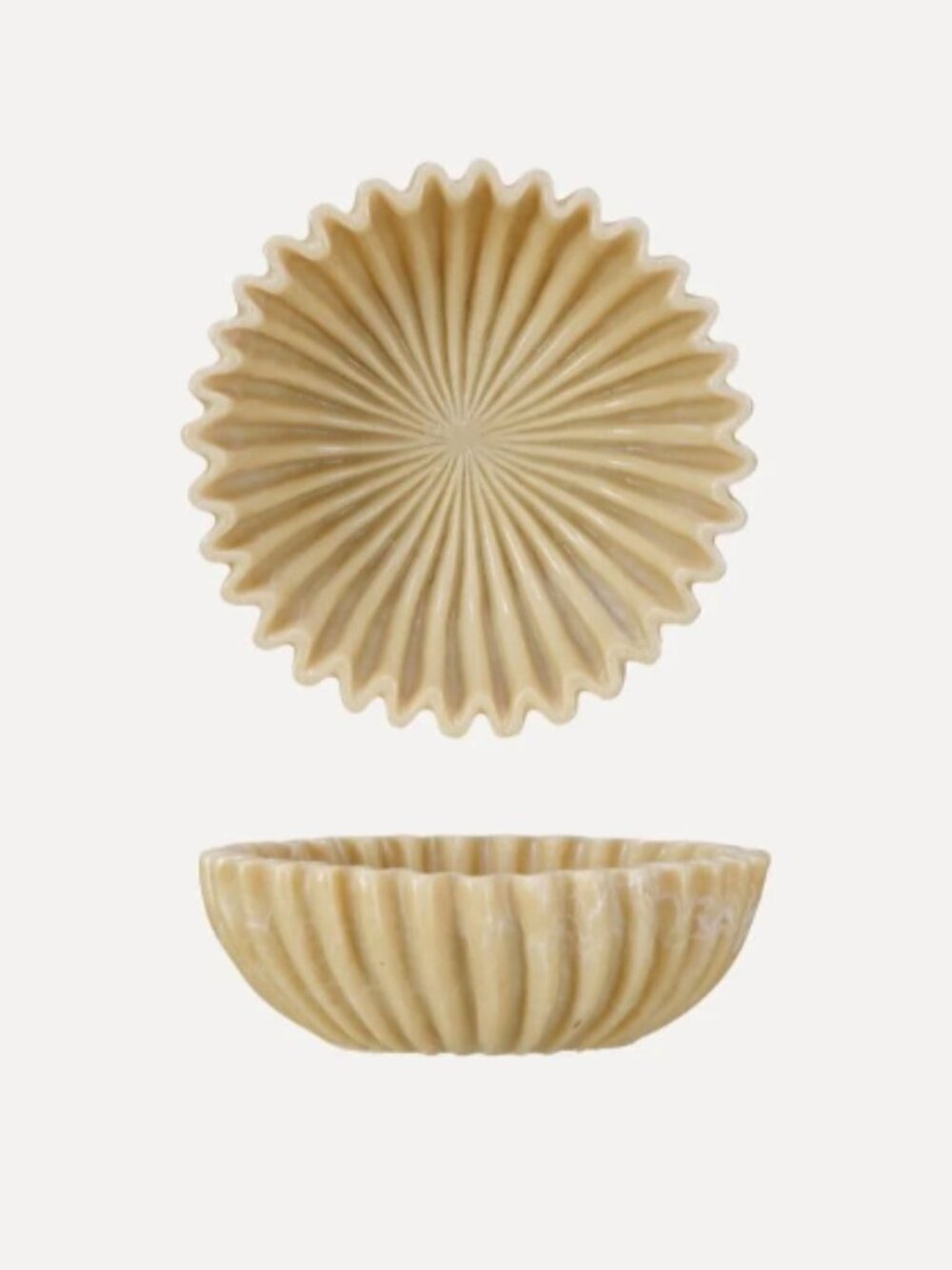 Resin Pleated Bowl
